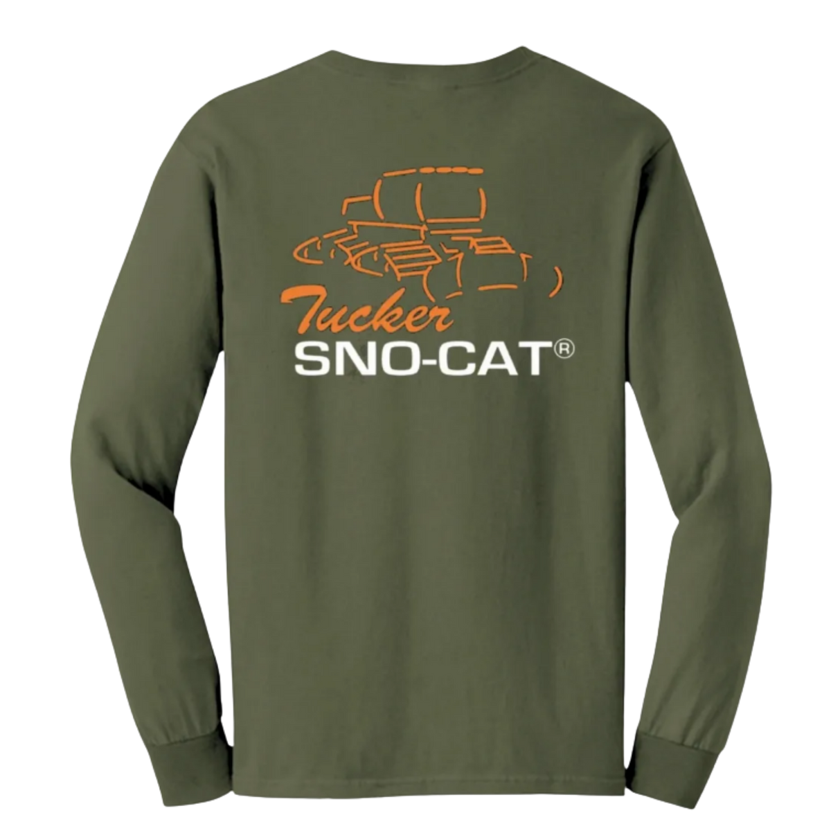 Tucker Sno-Cat® Army Green Long Sleeve T-Shirt
